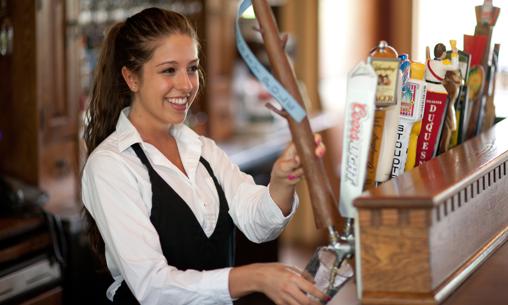 Bar Maid at Jean Bonnet Tavern, Bedford, PA