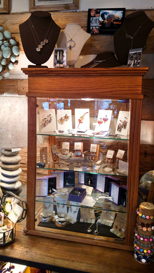 Artisan Items and Hand Wrought Jewelry including Beautiful Necklaces, Pins, Bracelets.