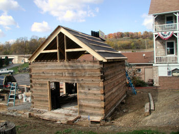 Photo 3-2005 ReBuilding of the Cabin Shoppe