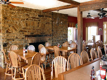 Tavern at Jean Bonnet with Stone Fireplace