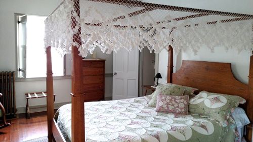 Daytime in Lace Canopy Bedroom
